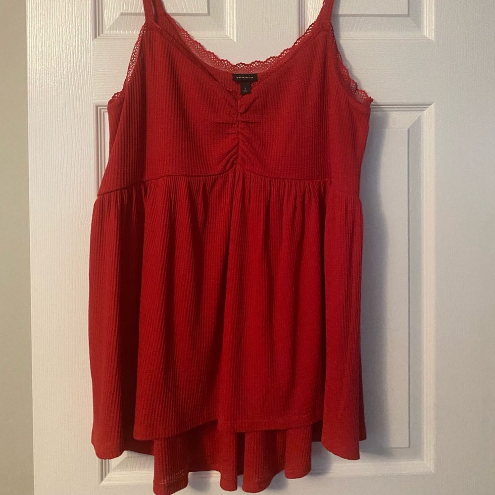 Torrid flowy tank top